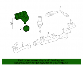 EGR valve Mercedes R-class W251 06-13