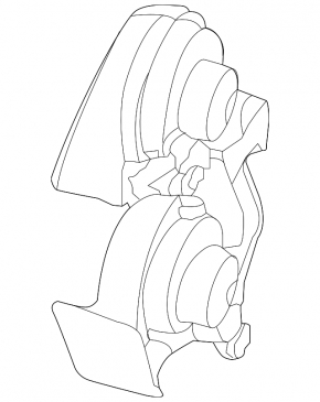Signals in assembly 2pcs Lincoln MKZ 13-16 without bracket