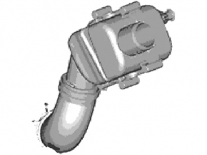 Resonator Ford Fusion mk5 13-16 2.0T