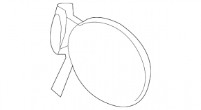 Infiniti JX35 QX60 13-20 Fuel Filler Door