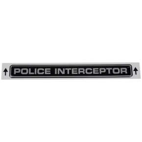 Emblem inscription POLICE INTERCEPTOR tailgate Ford Explorer 16-19