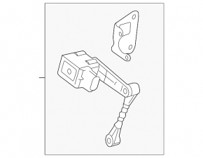 Rear right body position sensor with traction control for Land Rover Range Rover Evoque 12-18