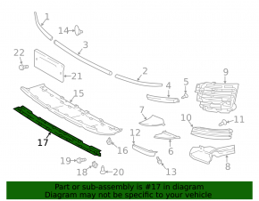 Land Rover Range Rover 13-21 Front Bumper Lower Deflector