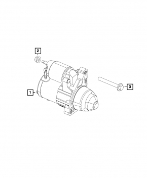 Starter Chrysler 200 11-14 2.4