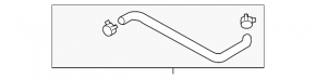 Cooling pipe for pump metal Hyundai Sonata 11-15 hybrid