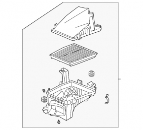 Hyundai Sonata 20-26 HEV Air Filter Housing