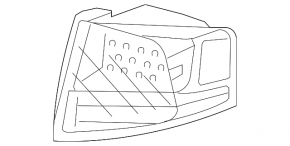 Right outer fender light for Acura MDX 2007-2009