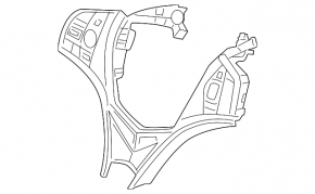 Control buttons on the steering wheel of Acura MDX 14-20