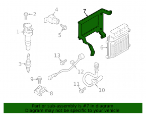 Bracket ECU Hyundai Tucson 16-21 1.6T, 2.0