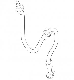 Brake hose front right Nissan Altima 13-18