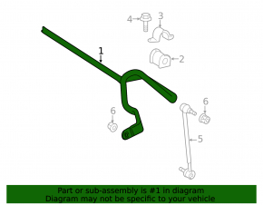 Front stabilizer Lexus ES250 ES300h ES350 19- F-SPORT