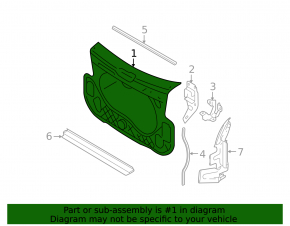 Audi A6 05-11 3.2, 3.0 radiator panel TV