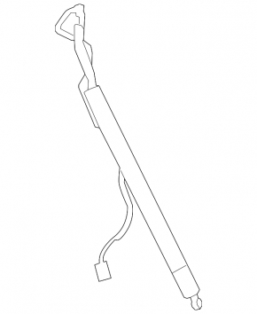 Electric shock absorber for left BMW X3 F25 15-17 trunk lid