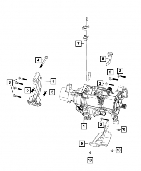 Jeep Cherokee Front Axle Mount Bracket KL 14-