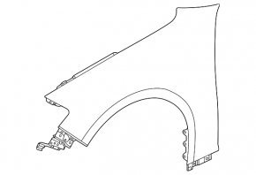 Front right fender Acura TLX 20-25