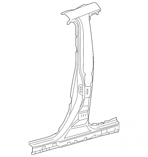 Body pillar central right Toyota Venza 21-