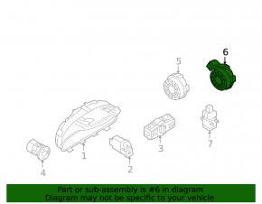 Rain and light sensor BMW X5 E70 07-13