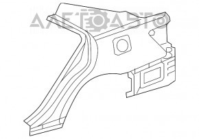 Toyota Camry v40 right rear wing