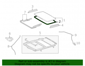 Toyota Avalon 05-12 hatch seal