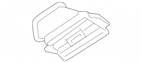 BMW X2 F39 18-23 Left Front Panel Air Deflector