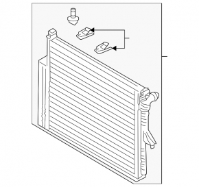 Radiator cooling water Audi Q7 4L 10-15