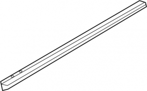 Inner glass seal for rear right door Infiniti QX30 17-