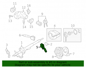 Steering column switch right Subaru Impreza 17- GK 4d