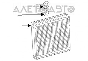 Lexus RX350 16-19 Evaporator