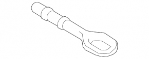 Towing hook for Audi A4 B9 20-25