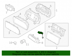 Hyundai Tucson 22-24 hazard warning light button