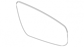Mirror element right Nissan Pathfinder 13-16 FPS