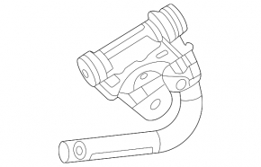 Driver's seat belt tensioner Mercedes W213 E 17-23