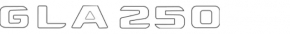 Emblem inscription GLA 250 trunk door Mercedes H247 GLA 20-26