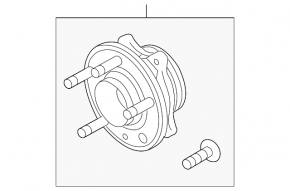 Front left hub Ford Explorer 11-19