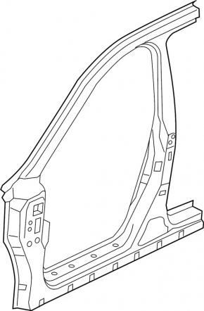 Body pillar central right Infiniti QX50 19-20 on the body