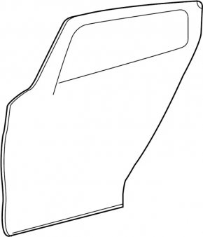Bare rear right door Infiniti QX30 17-19