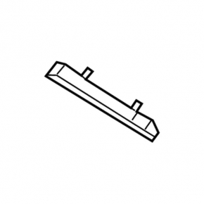 Front Bumper Fastener Left Wing Lincoln Nautilus 19-23
