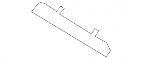 Front Bumper Fastener Left Wing Lincoln Nautilus 19-23