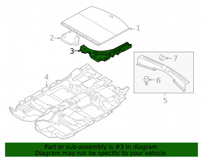Tool kit left Mazda CX-5 13-16