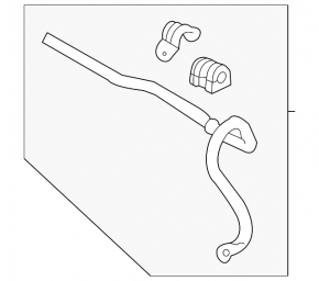 Front stabilizer Chevrolet Impala 14-20 28mm