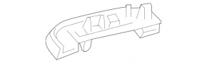 Front right ceiling handle Mercedes GLA 15-20 gray