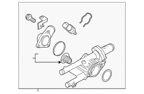 Thermostat housing Kia Sportage 17-22 2.4