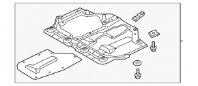 Engine protection Kia Optima 16-