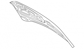 Volvo XC90 25-26 aluminum hood, type 2