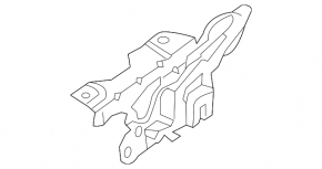 Left hood hinge for BMW X3 G01 18-24