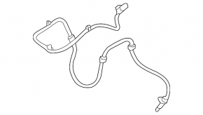 Front left ABS sensor for Nissan Leaf 11-17
