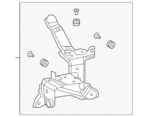 ABS Bracket for Lexus ES300h 19-26