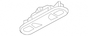 Audi A6 C7 16-18 rear light, beige