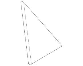 Triangle door rear right Audi A6 C7 12-18