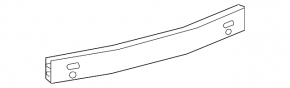 Rear bumper reinforcement Toyota Camry v55 15-17 usa POLCAR
